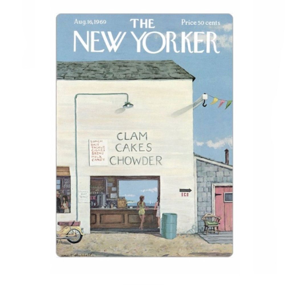 1969 New Yorker Magazine Clam Shack Magnet